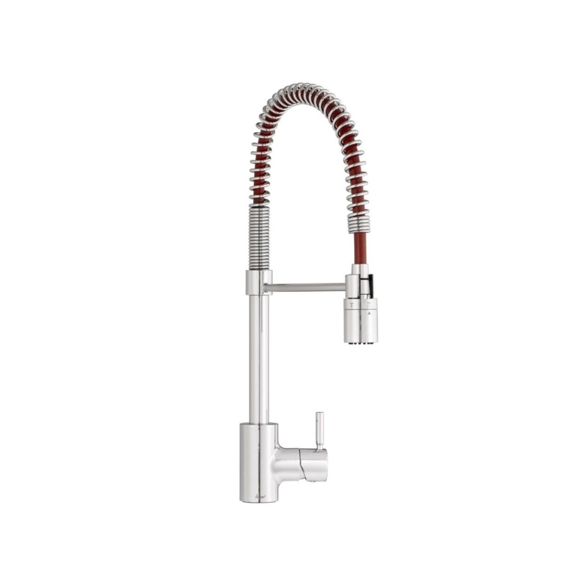 Danze DH451188SS Foodie® 1.75 GPM Deck Mounted Pre-Rinse Single Handle Pull-Down Kitchen Faucet with Dual Function Spray in Stainless Steel