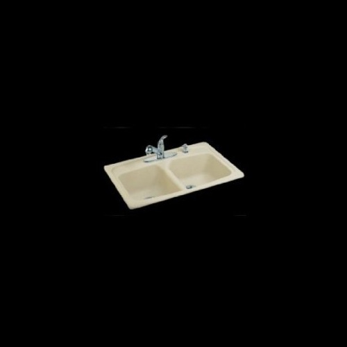 Kindred DI2233/90/1 Granite Series Double Bowl Undermount Kitchen Sink