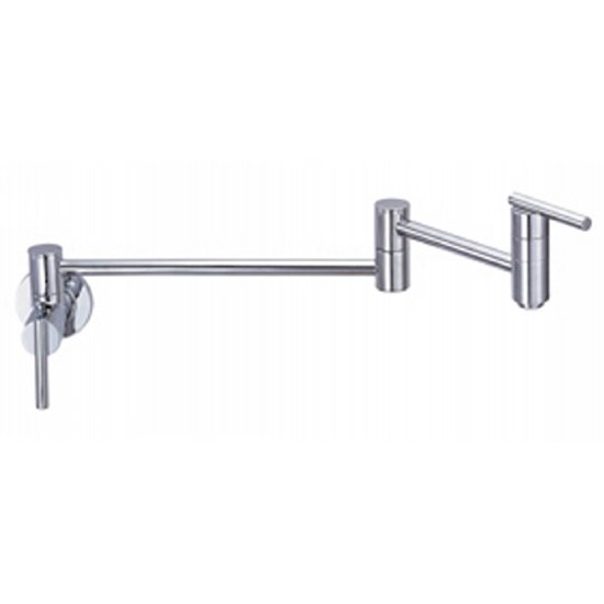 Danze D205058SS Parma Wall Mount Mount Pot Filler in Stainless Steel-D205358SS