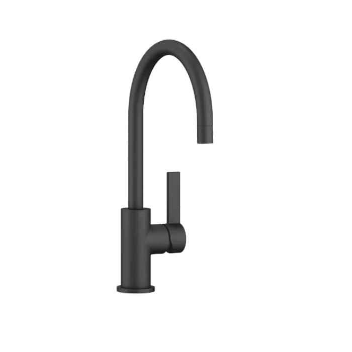 Dornbracht 33805875-33 Tara Ultra 1.5 GPM Deck Mounted Single Hole Kitchen Faucet in Matte Black