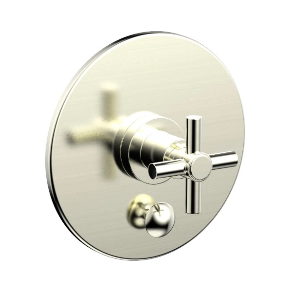 Phylrich DPB2134TO/015 DPB2134TO_015 - Basic Cross Handles Pressure Balance Tub and Shower Set, Trim Only