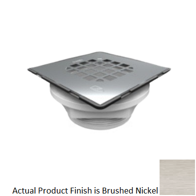 Fleurco DRAINSQPVC-25 2" Drain Assembly for Aurora Base in Brushed Nickel
