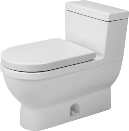 Duravit 2120010001 Starck 3 One-piece toilet in White (Seat Sold Separately)