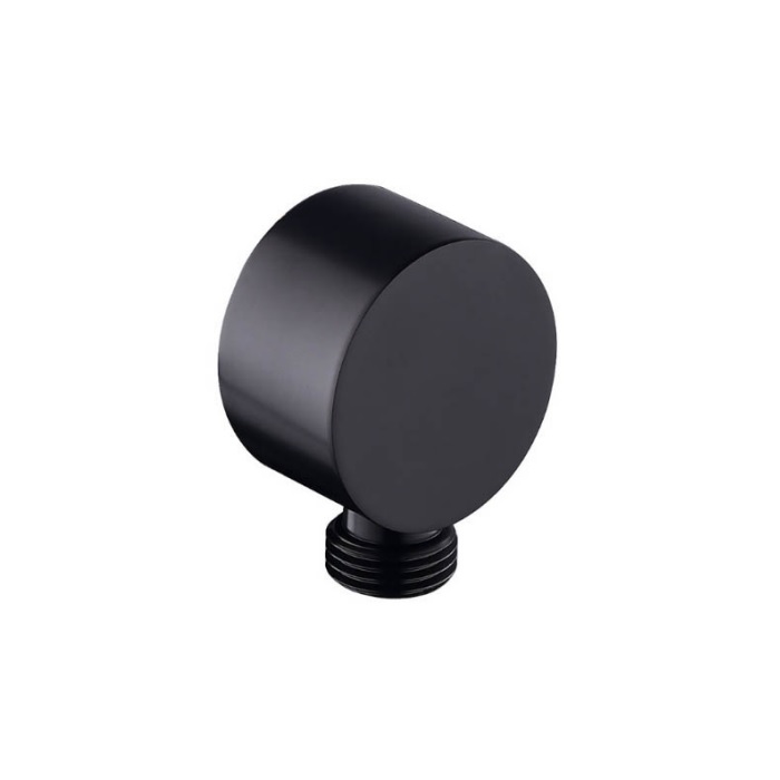 Emory and Bond EB11501BL Shower Wall Outlet in Black
