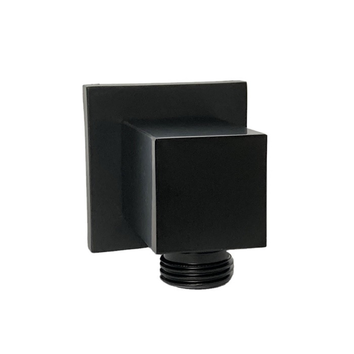 Emory and Bond EB11502BL Shower Wall Outlet in Black