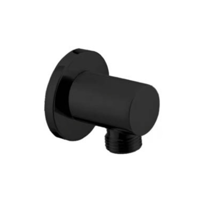 Emory and Bond EB11503BL Shower Wall Outlet in Black
