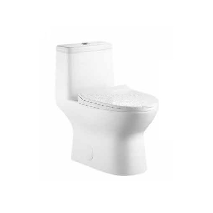 Emory and Bond EB23045 Belford 1.1 / 1.6 GPF 12" Rough-in One-Piece Toilet in White