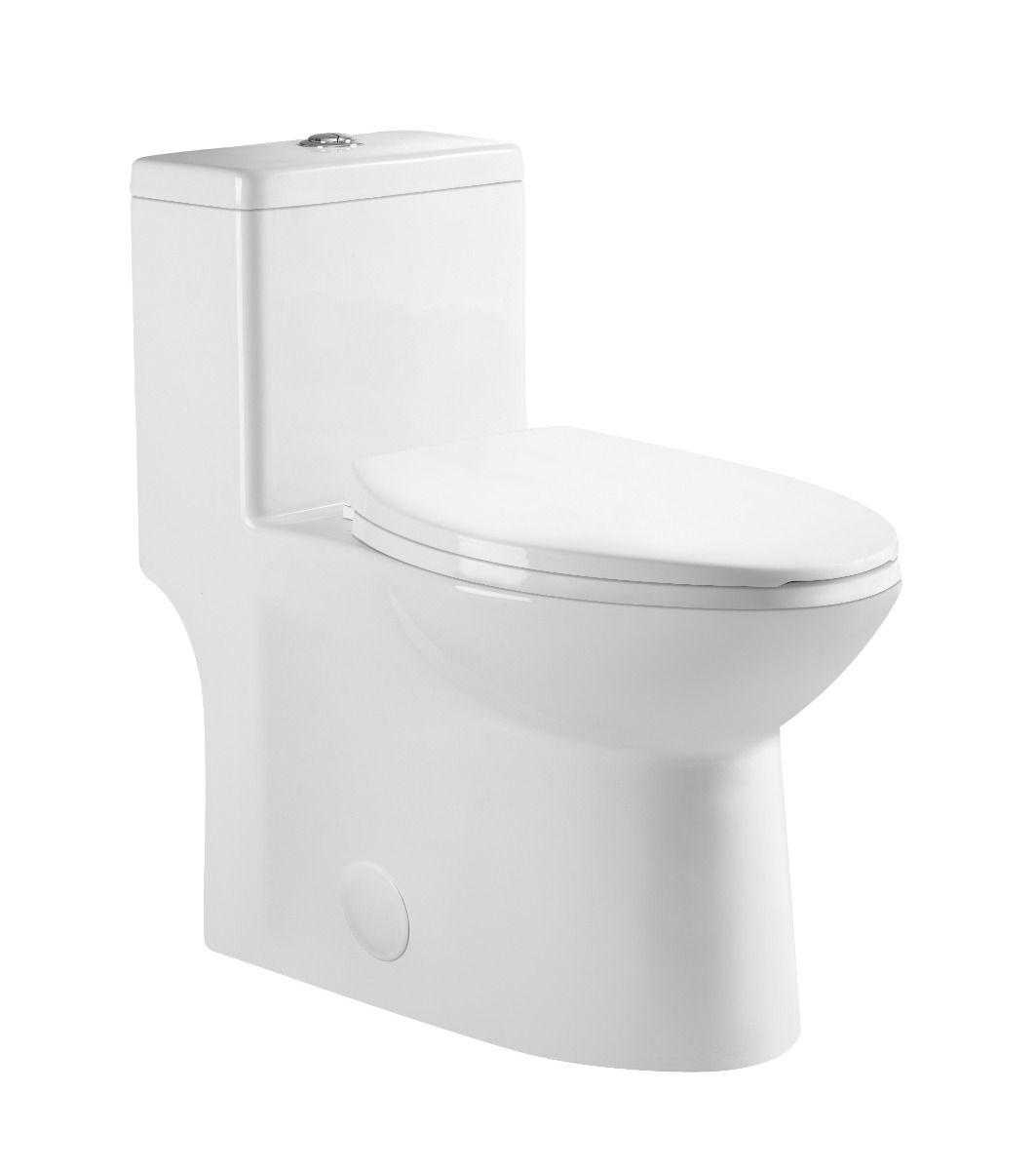 Emory and Bond EB23048 Dual Flush 12" Rough In One Piece Toilet in White