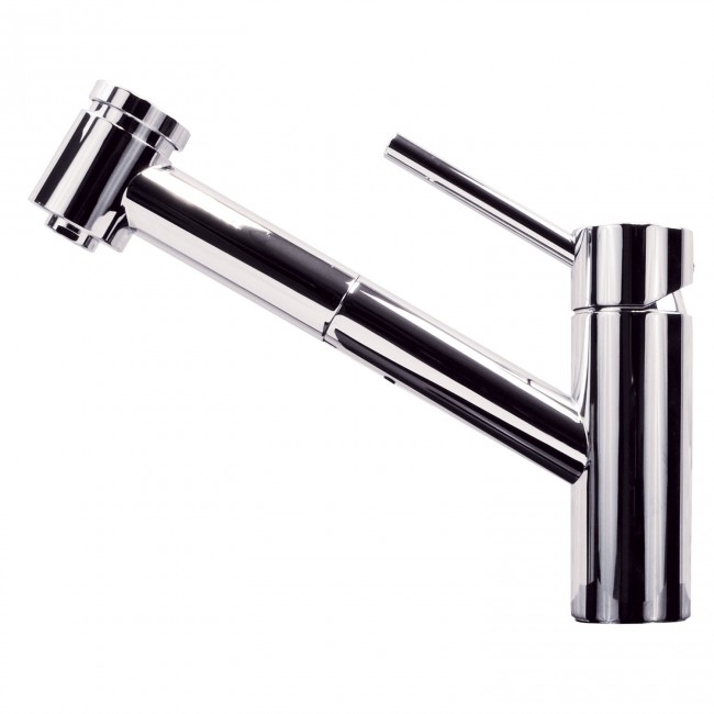 Emory and Bond EBKPA19CPP Spingere Series Angled Pullout Kitchen Faucet in Polished Chrome