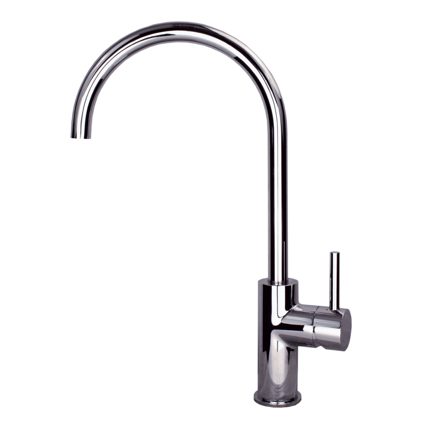 Emory and Bond EBKSG19CP Classico Series Gooseneck Swivel Kitchen Faucet in Polished Chrome
