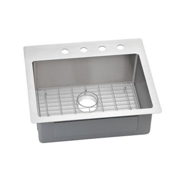 Elkay ECTSR25229BG5 Crosstown Single Bowl Dual Mount Stainless Steel Sink Kit