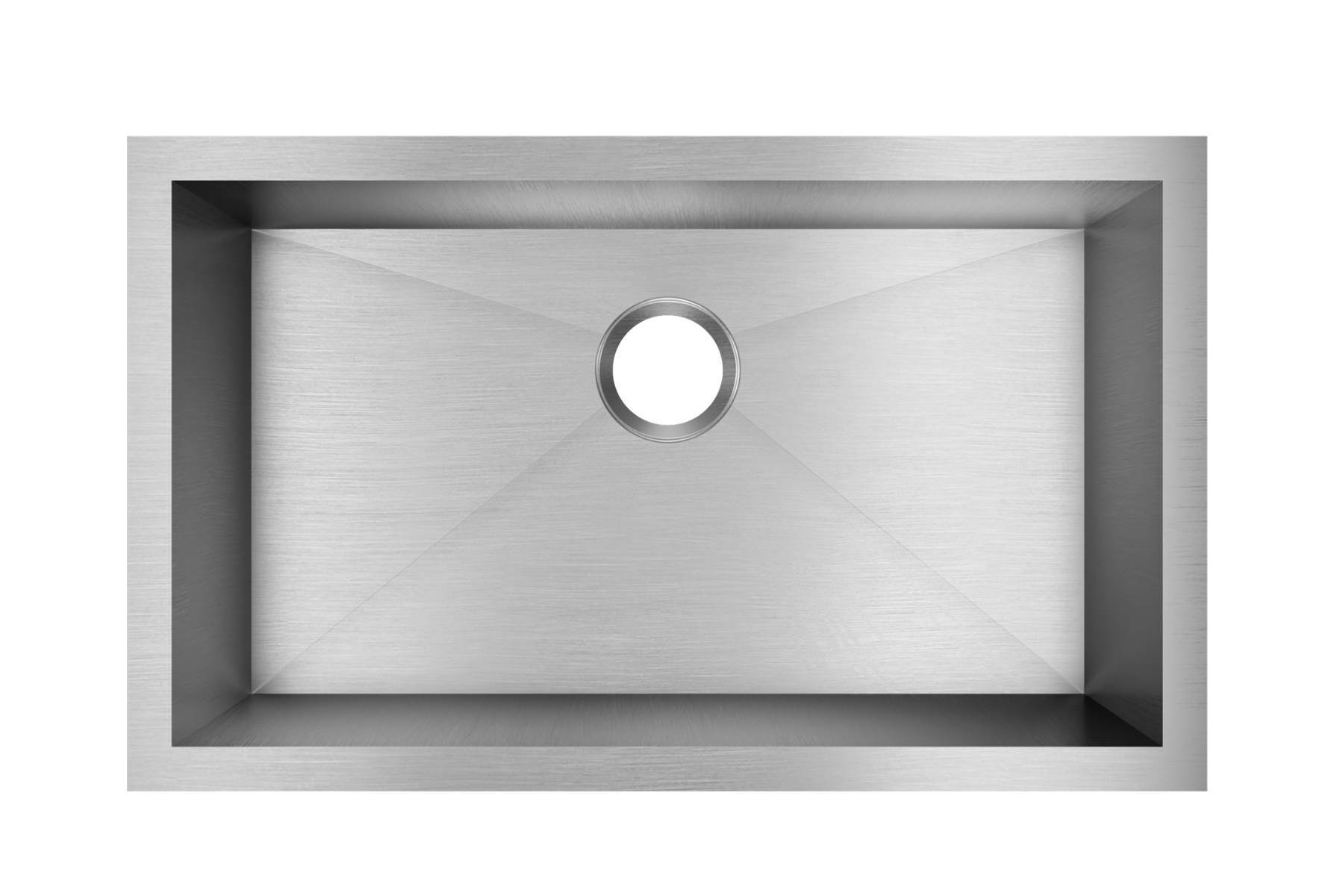 Elkay ECTRU12179TC Crosstown 16 Gauge Stainless Steel, 30.5" L X  18.5" W X 10" H Single Bowl Undermount Sink in Polished Satin