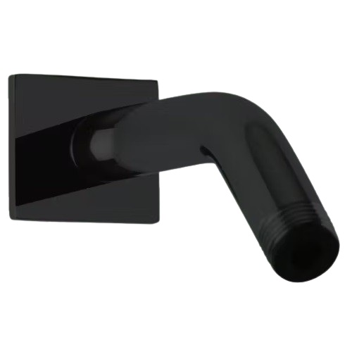 Artos F90228BK Wall Mounted Shower Arm with Square Flange in Black