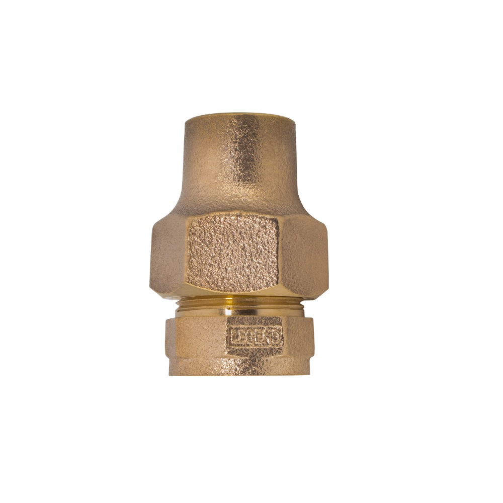 Legend 313-026NL 1-1/4" No Lead Bronze Flare X FNPT Coupling