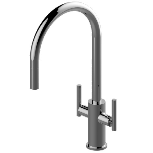 Graff G-4671-LM49D-BNI Sospiro 1.8 GPM Single Hole Pull Down Kitchen Faucet in Brushed Nickel
