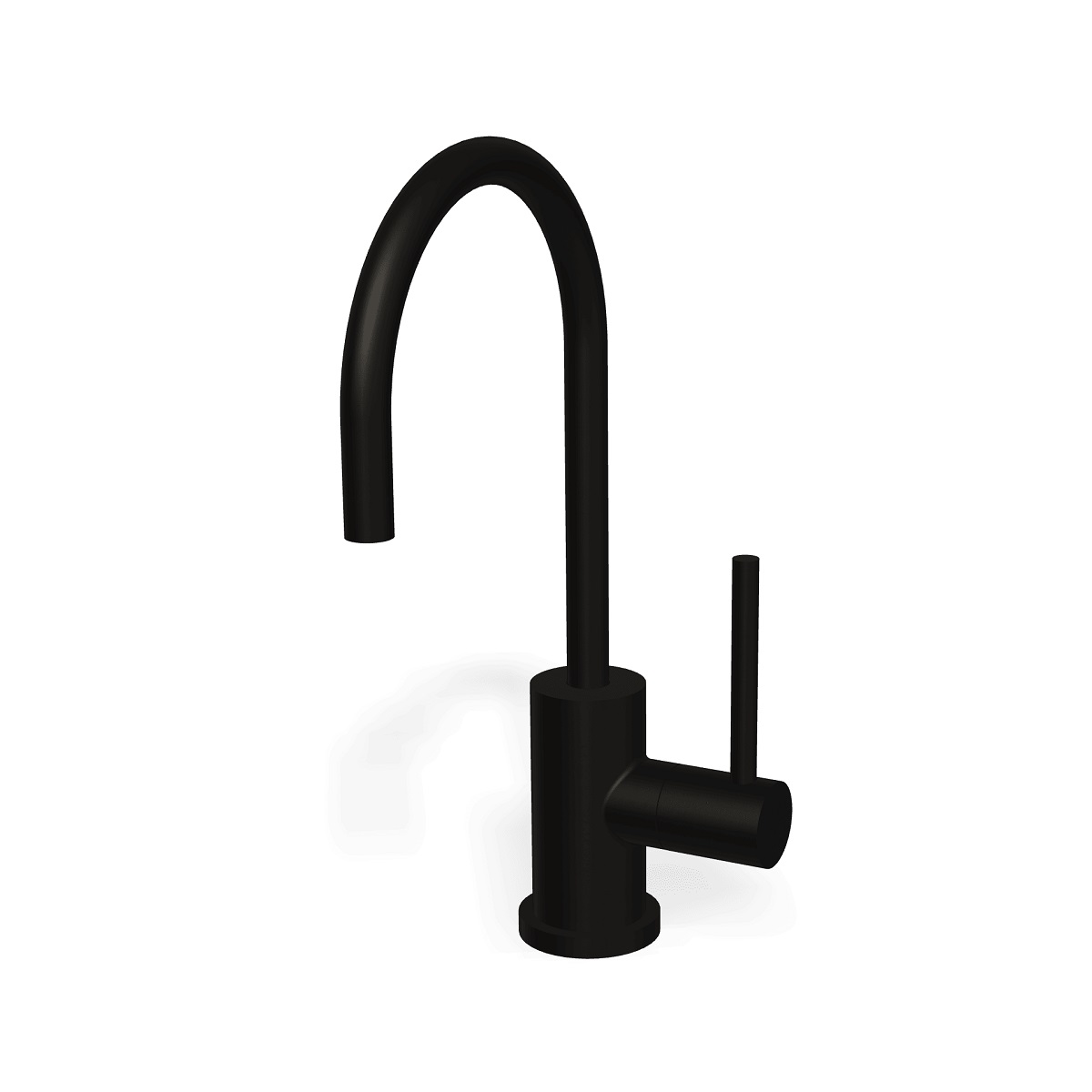 Graff G-5950C-LM3D-MBK 1.8 GPM Deck Mounted Single Hole Cold Water Dispenser in Matte Black