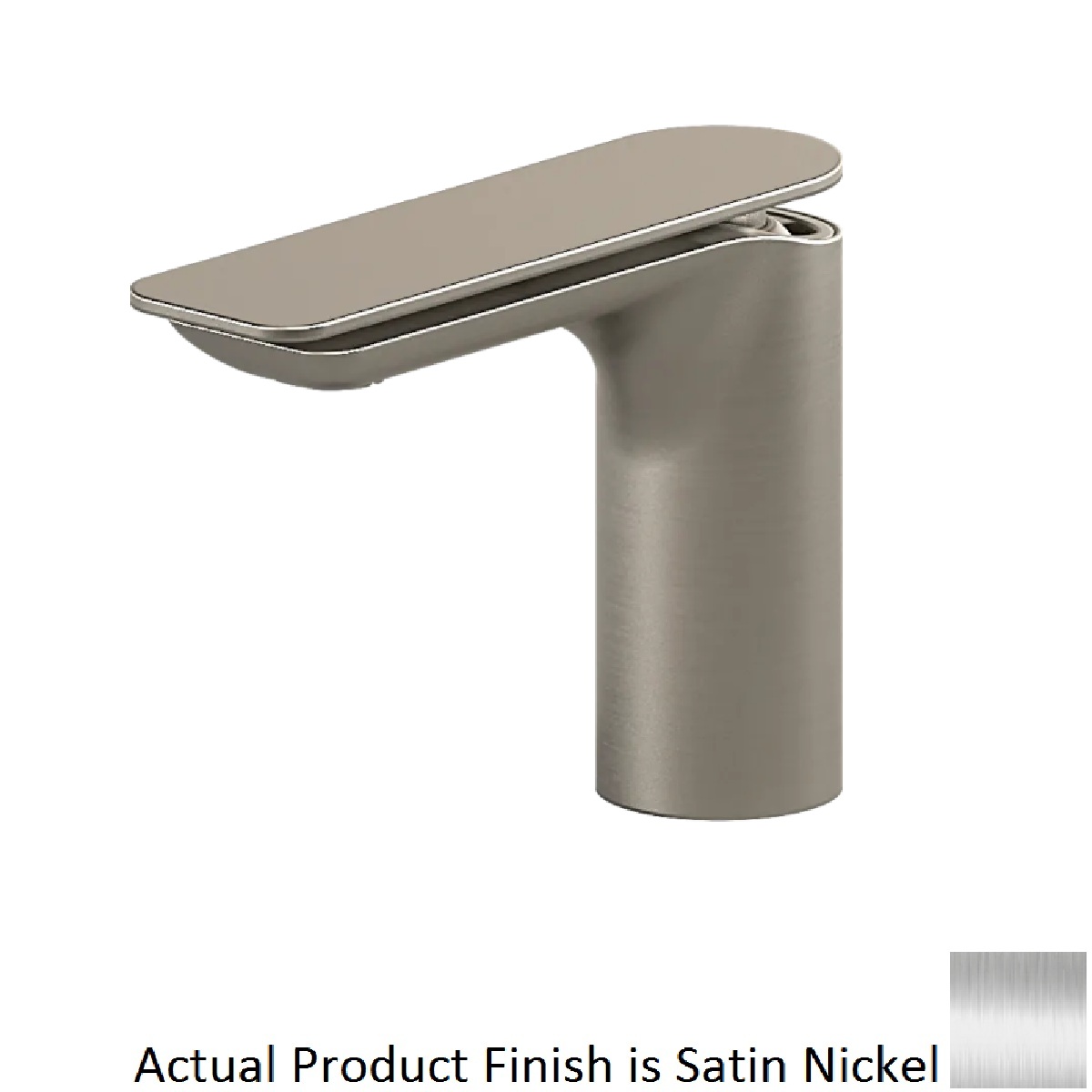 Graff G-6300-LM42-SN Sento 1.2 GPM Single Hole Bathroom Faucet in Satin Nickel