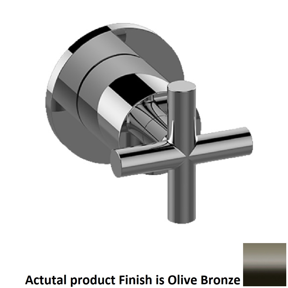 Graff G-8068-C17E1-OB-T M-Series 2-Way Diverter Valve Trim with Handle in Olive Bronze (Rough Sold Separately)