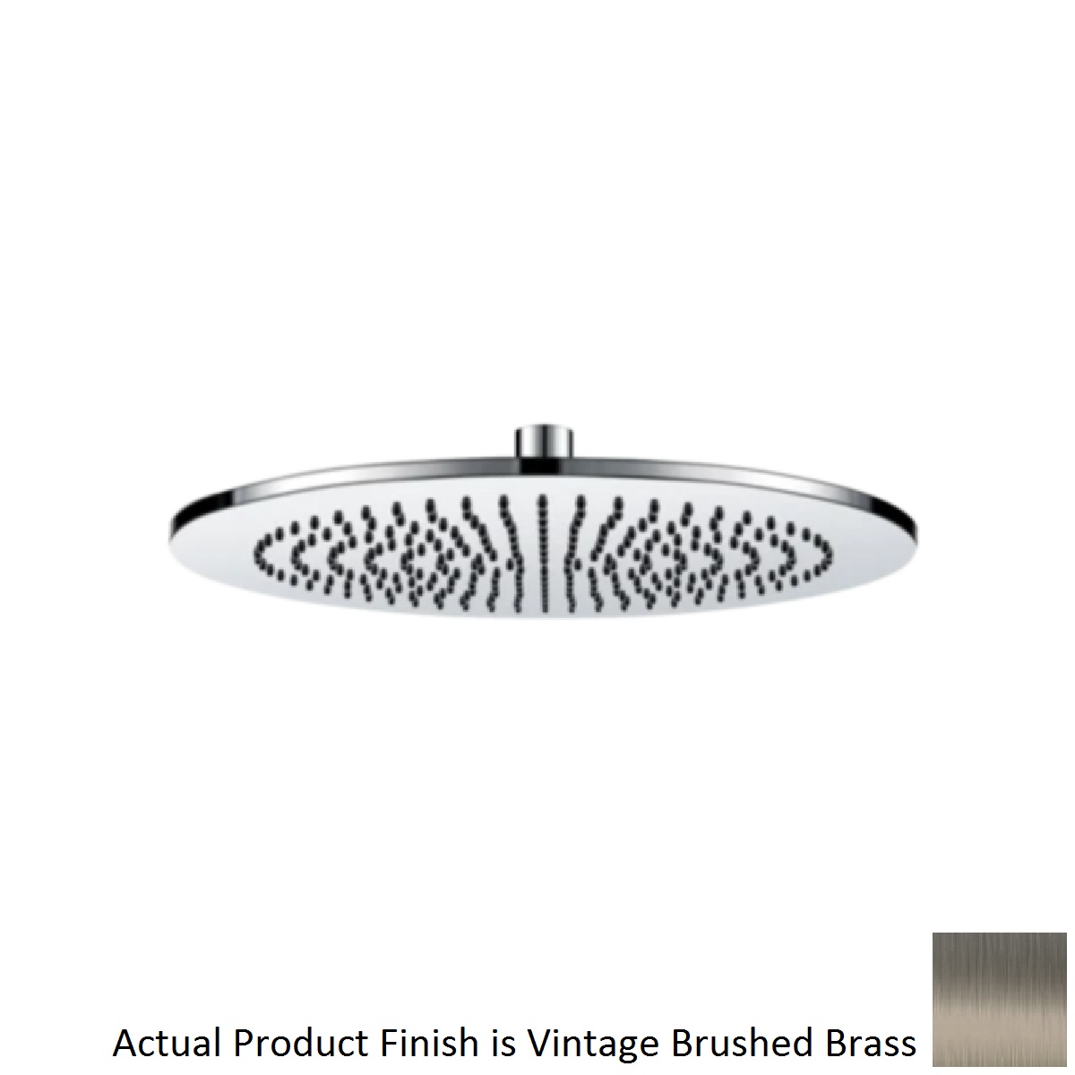 Graff G-8472-VBB Various Single Function Shower Head in Vintage Brushed Brass