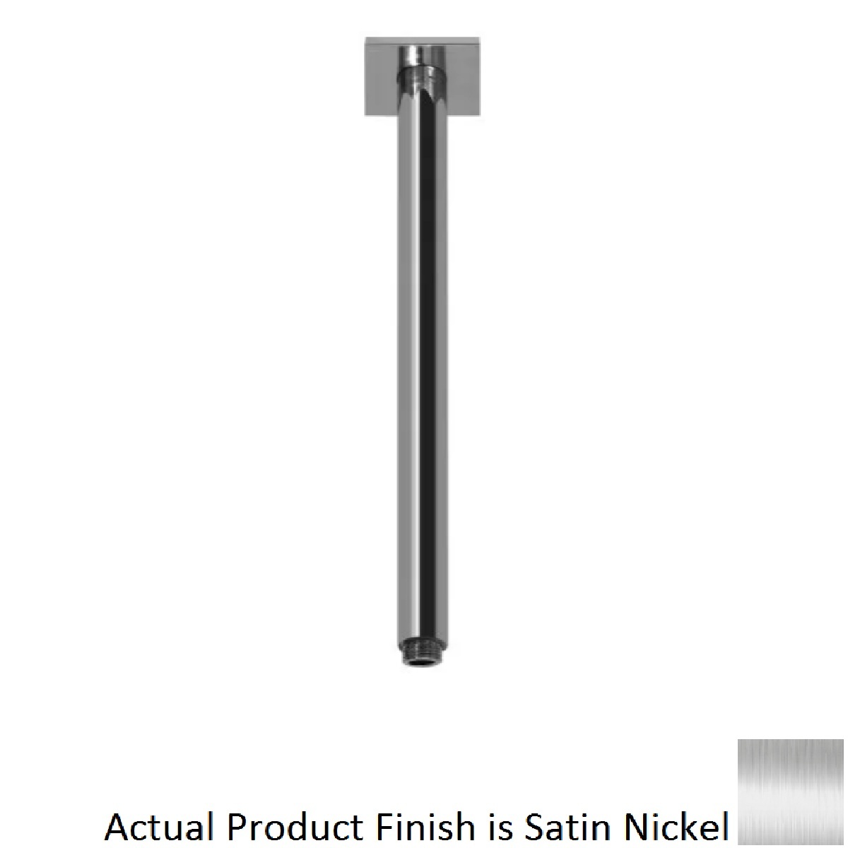 Graff G-8542-SN Various 12" Ceiling Mounted Shower Arm in Satin Nickel