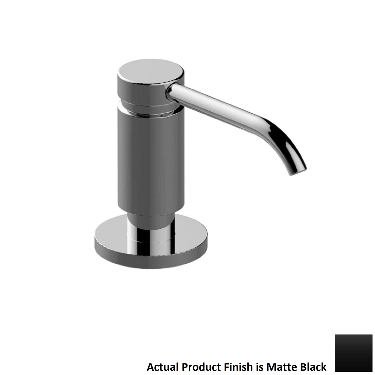 Graff G-9925-MBK Deck Mounted Soap/Lotion Dispenser in Matte Black