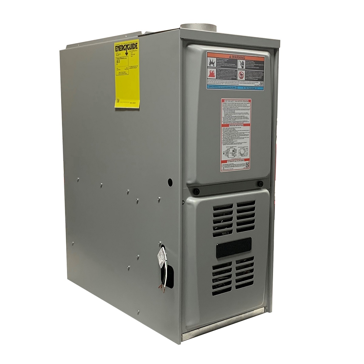 Comfort-Aire GDD80C070B3M 70 MBtu Input 80% AFUE 3T Downflow Single Stage Constant Torque Gas Furnace