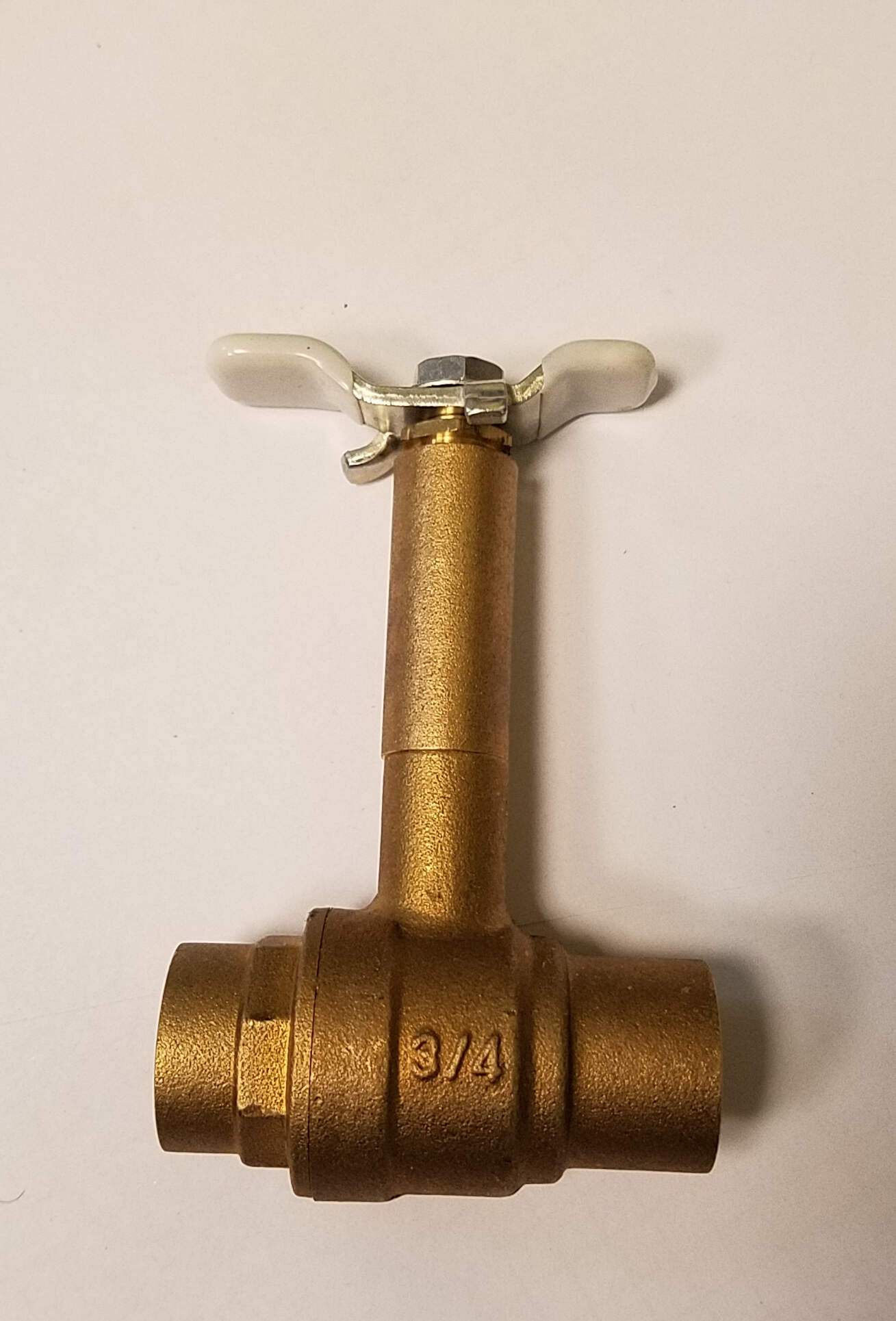 Granite VLVBVLB05 Brass Ball Long Bonnet Valve, Tee Handle, 3/4" NPT Female