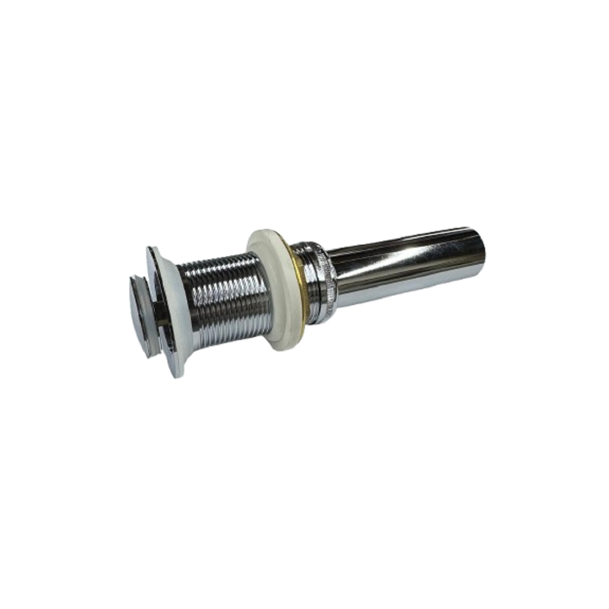 Grid Drain with Overflow in Polished Chrome
