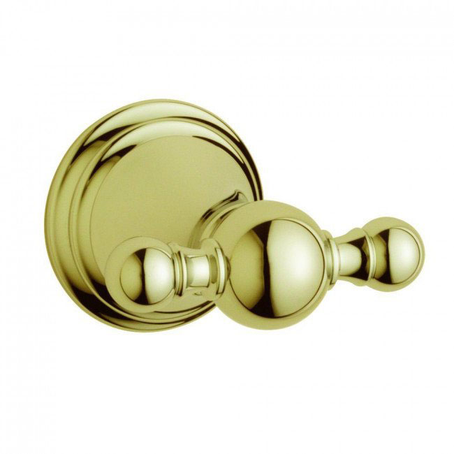 Grohe 40.053-LG0 Sinfonia Paper Holder In White/Gold