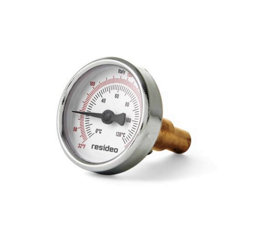 Honeywell GS250/U 1/2" Sweat Connection Thermometers with 2-1/2" Dial Size