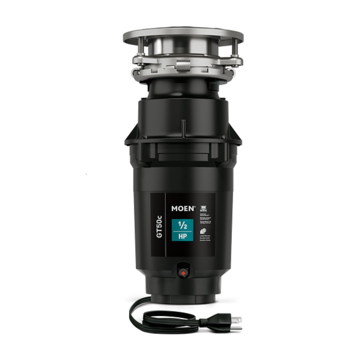 Moen GT50C Prep™ 1/2 HP, 115 Voltage Galvanized Steel Garbage Disposal