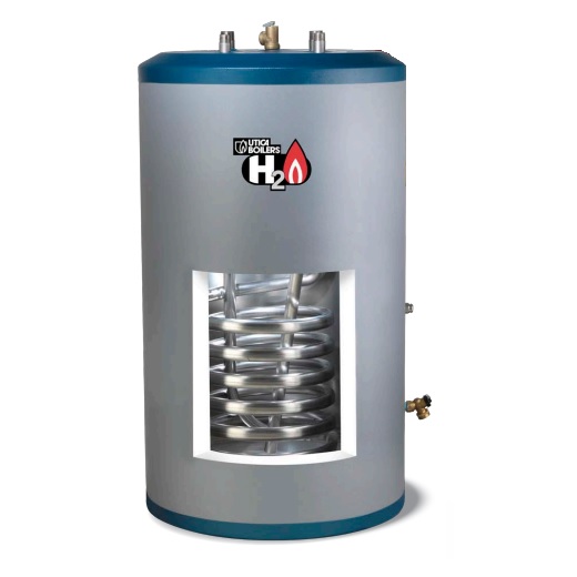 Utica H2OI60UB H2O Series 60 Gallons Single Coil Stainless Steel Indirect Water Heater