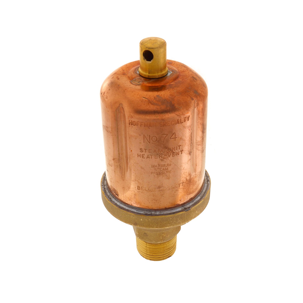 Hoffman #74 Straight Steam Unit Heater Air Valve 1/2" x 3/4"