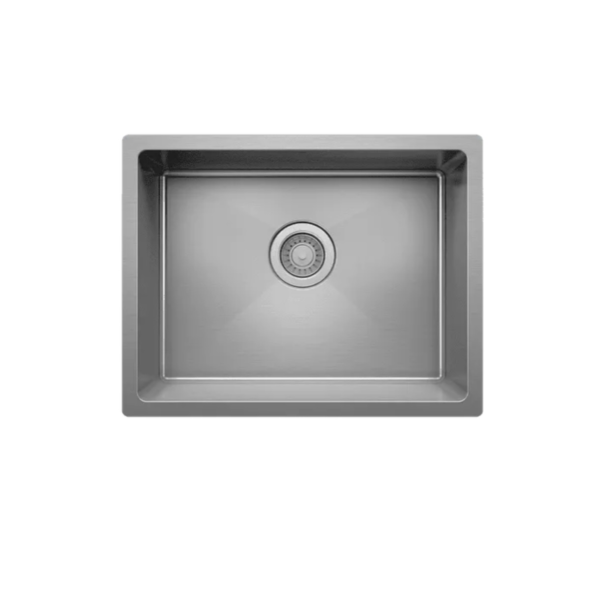 Julien IHX60-US-23189-G ProInox H60 23" W X 18" H X 9" D Undermount Single Bowl Kitchen Sink with Grid in Stainless Steel, Brushed