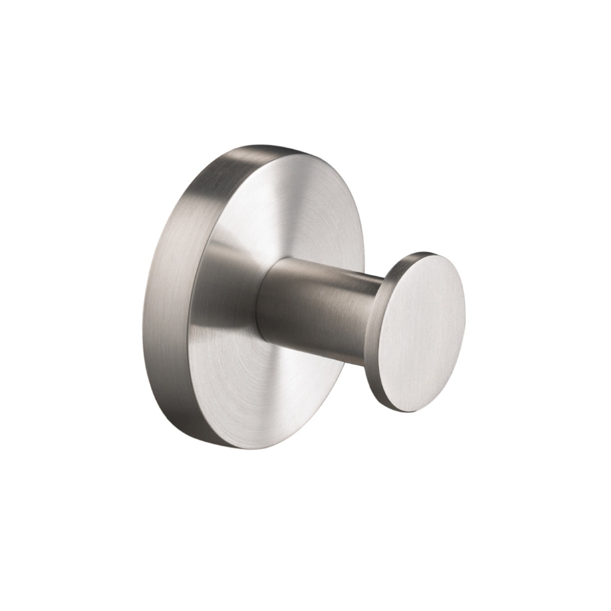 Isenberg 100.1001BN Serie 100™ Round Brass Bathroom Towel / Robe Hook in Brushed Nickel PVD