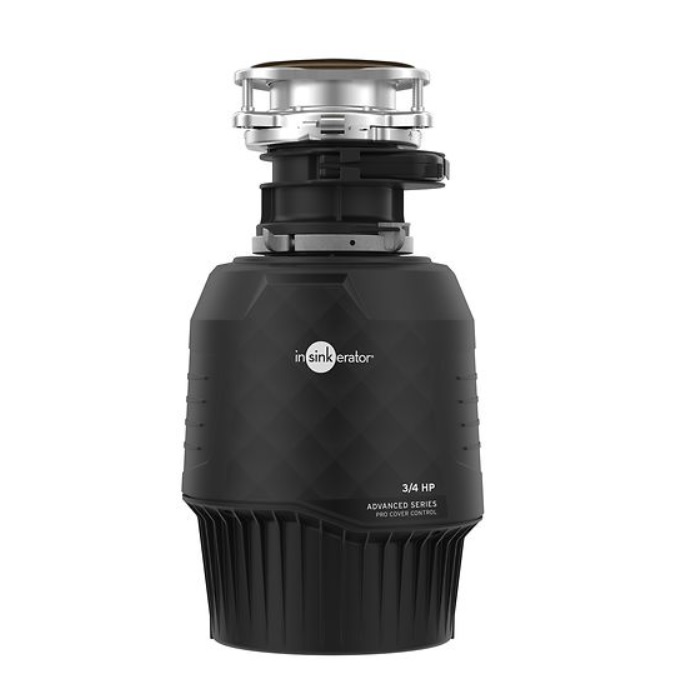 Insinkerator 79854-ISE Advanced Pro 3/4 HP, 15" H X 8-1/4" W Cover Control Garbage Disposal