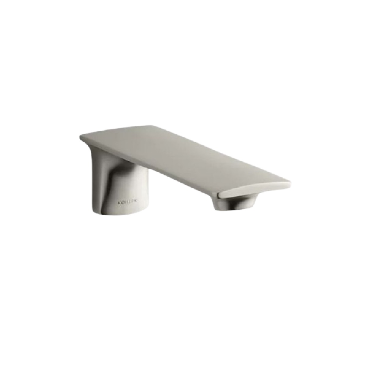 Kohler 14795-BN Stance® 7-7/8" L X 3-1/16" H Wall Mounted Bath Spout in Vibrant Brushed Nickel