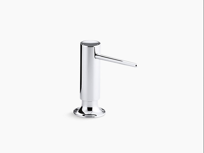 Kohler 1995-CP K1995CP Countertop Brass Soap and Lotion Dispenser, Polished Chrome