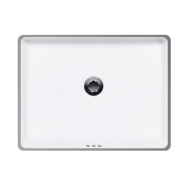Icera L-2432.01 KARO 18 1/8" W X 12 3/8" D Undermount Lavatory in White