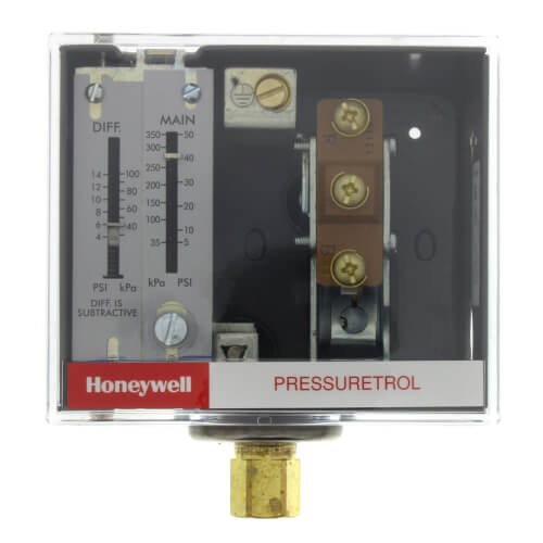 Honeywell L404F1078 Pressuretrol Controller with Auto Recycle (5 psi to 50 psi)