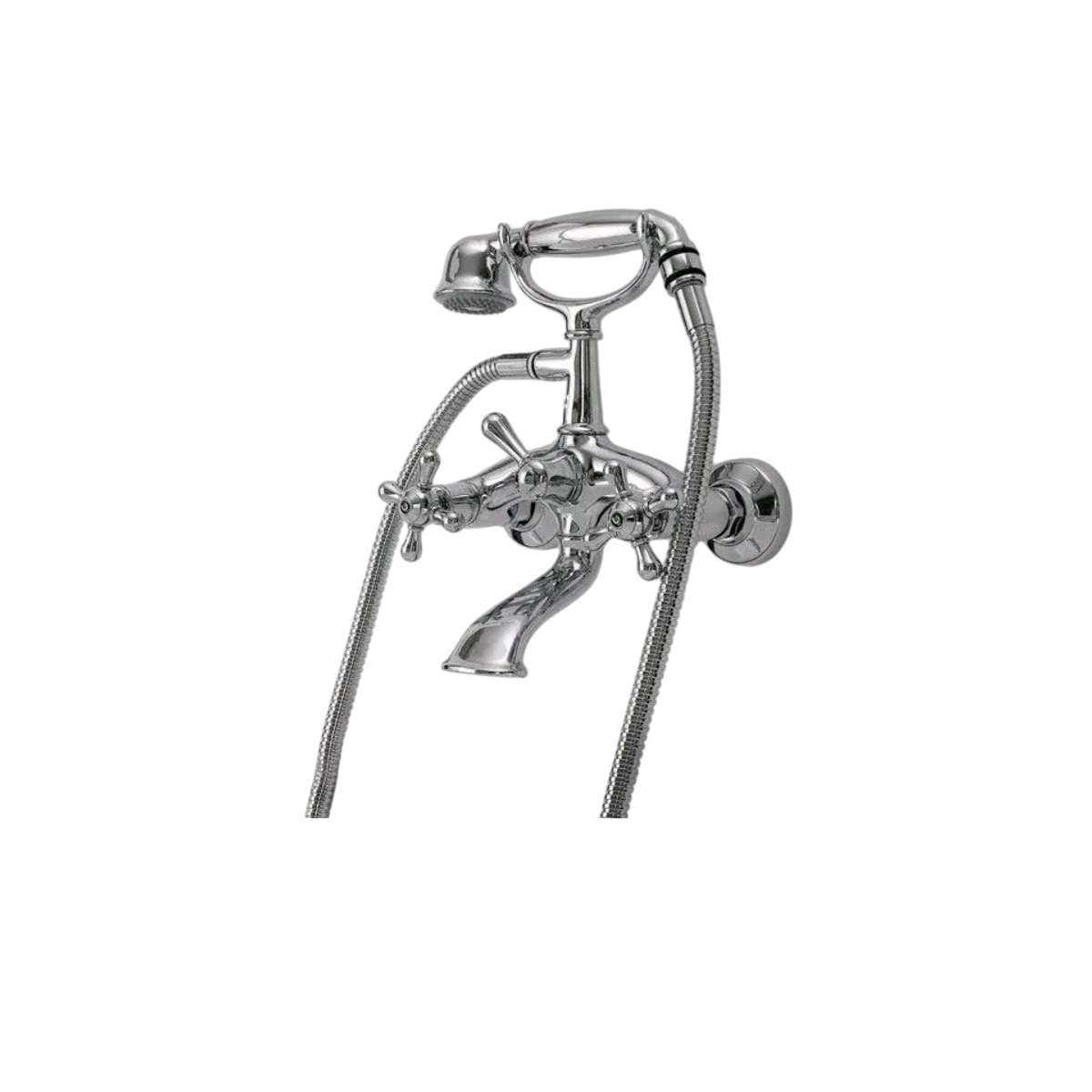 Zazzeri 340401 Mille Expansion Tub Set Lever in Polished Chrome and Polished Brass