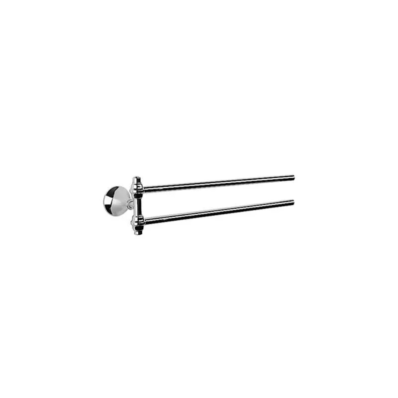 Zazzeri 6010 Mille 20" Double Swivel Towel Bar in Polished Chrome