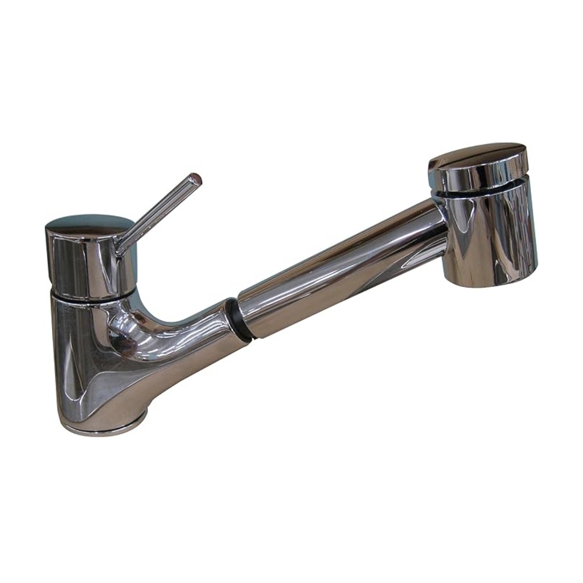 Davinci 16925-0100 TOR711PC Torre Single Hole Kitchen Faucet with Pull Out Spray in Polished Chrome Like KWC Domo