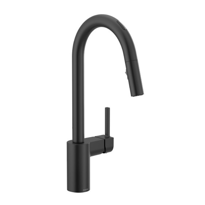 Moen 7565EVBL Align™ Smart 1.5 GPM One-Handle High Arc Pull Down Kitchen Faucet in Matte Black
