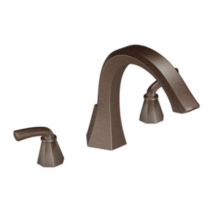 Moen TS243ORB Felicity Two Handle Roman Tub Faucet in Oil Rubbed Bronze (Rough Sold Separately)