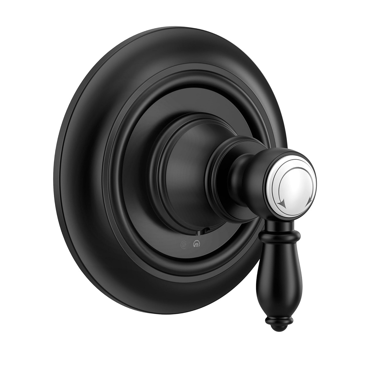 Moen UTS32205BL Weymouth™ M-Core Transfer Valve Trim in Matte Black (Rough Sold Separately)