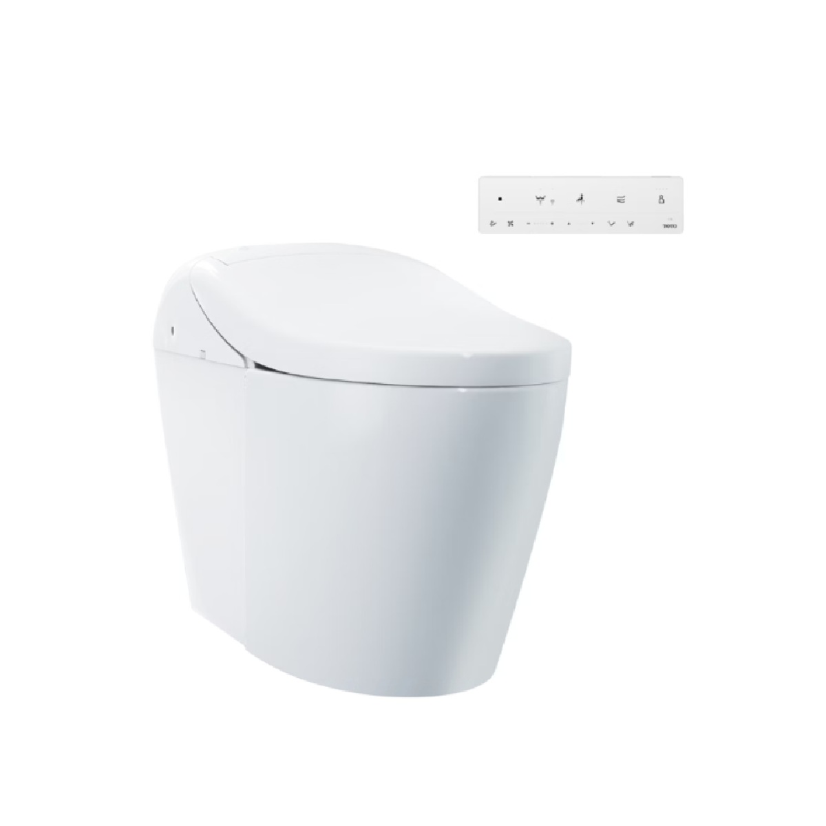 Toto MS7631CEMFG01 Washlet® G5A 1.0/1.2 GPF Integrated Smart Toilet with EWATER+ Wand Cleaning in Cotton White