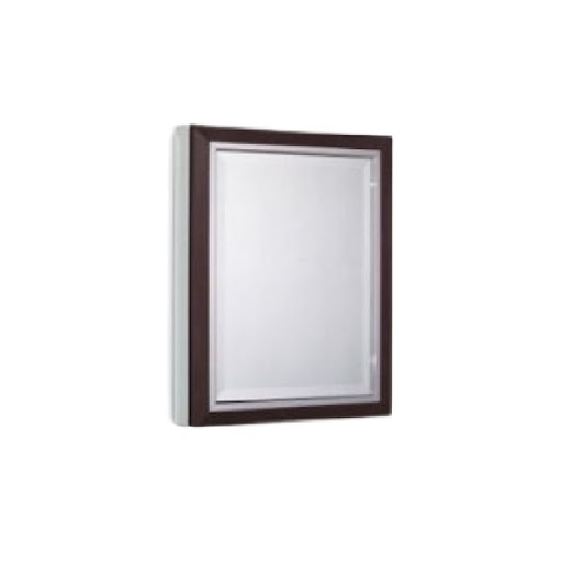 Robern MT24D4ONNBK M Series 30"H X 24"L X 4"D Single Door Medicine Cabinet  with Black Gasket Seal