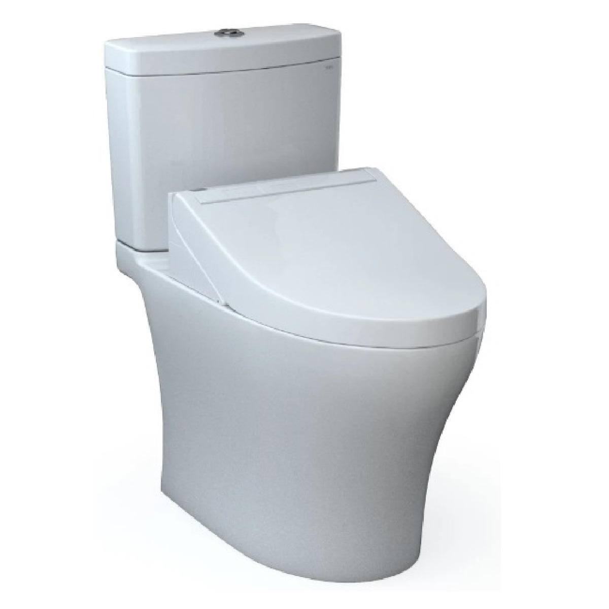 Toto MW4463084CEMFGN#01 Aquia® IV Elongated WASHLET®+ C5 1.28/0.9 GPF Two Piece Toilet with Premist and Ewater+ Wand Cleaning in Cotton White