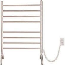 Myson FPRL08 24 Inch Pearl Electric Floor Mount Towel Warmer in Bright Stainless Steel Finish